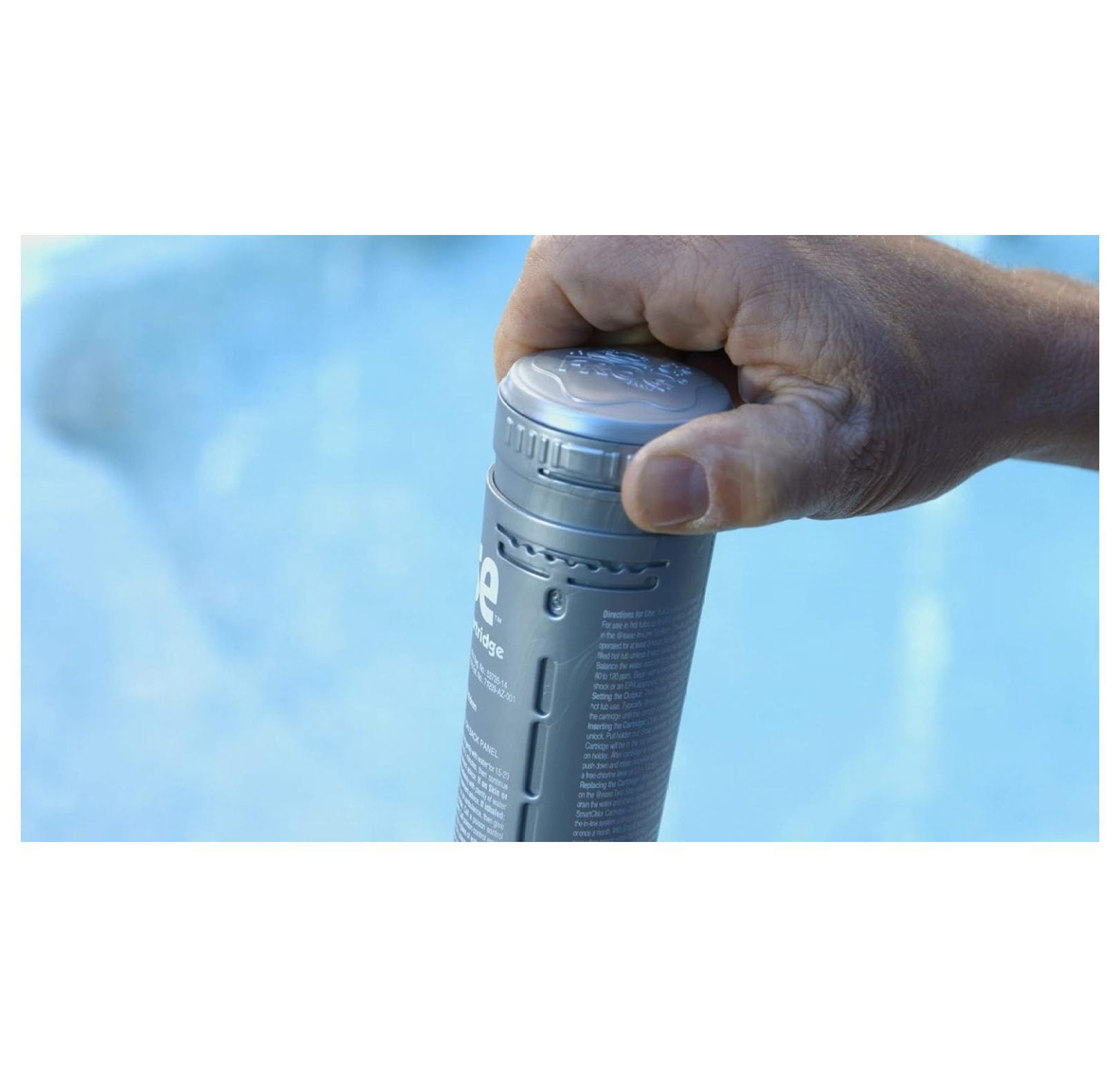 LXKJ @Ease in-Line SmartChlor Replacement Chlorine Cartridge 3-Pack up to 600 gallons; Hot Tub with No Cyanuric Acid