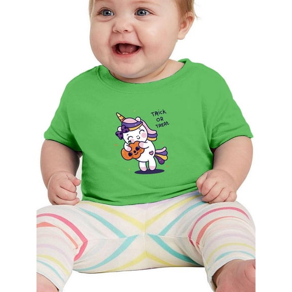 Trick Or Treat Cute Unicorn T-Shirt Infant -Image by Shutterstock, 18 Months