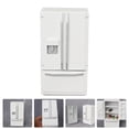 thumbnail image 2 of Miniature Refrigerator Micro Landscape Prop Wood Furniture Decor Dolly House Freezer, 2 of 5