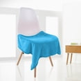 thumbnail image 4 of Manta a cuadros de rayas azules cálida para interiores y exteriores, 4 of 8