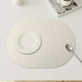 thumbnail image 4 of Wdhugt Heat Resistant Non Slip Dining Mat For Protecting Surfaces From Heat And Spills Versatile Use For Various Dining Settings White Color Silicone Material White, 4 of 6