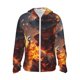 thumbnail image 1 of Fotbe Western Fire Cowboy Chaqueta con Protección Solar UPF 50+ para Hombre y Mujer, Camisa con Capucha y Bolsillos-Large, 1 of 7
