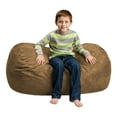 thumbnail image 2 of Chill Sack Bean Bag Chair, Memory Foam Lounger with Microsuede Cover, Kids, 2.5 ft, Earth, 2 of 8