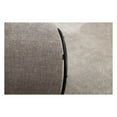 thumbnail image 2 of Chenille Fabric Swivel Accent Armchair Barrel Chair Grey, 2 of 5