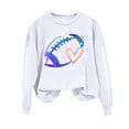 thumbnail image 3 of Ailaofu Womens Long Sleeve Shirt Pullover Tops, Loose Casual Crewneck T-Shirt Lightweight Sweatshirt, 3 of 3