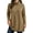04# Khaki, variant on Tops for Women Turtleneck Long Sleeve Top Plus Size Side Slit Tunic High Neck Sweater Office Weekend Outing S-5XL