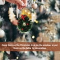 thumbnail image 2 of 5pcs Mini Christmas Wreath Adornment Decorative Mini Doll House Decor Festival Accessories, 2 of 6
