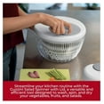 thumbnail image 3 of 10" Salad Spinner with Lid - Acid Yellow, Wash, Spin & Dry Vegetables, Fruits, Salad, Built in Draining - Fruit Washer Fruit Dryer, Home Gadgets & Kitchen Tools, 3 of 8