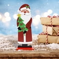 thumbnail image 2 of Gibobby Adornos navideños Decoración navideña Adornos navideños decoración navideña de pie Decoración de Papá Noel Muñeco de nieve(G), 2 of 5