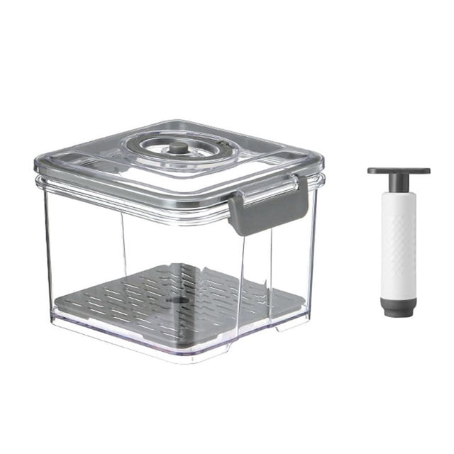 Panera Blarkrus, paneras herméticas para encimera de cocina, con registro de tiempo y tapa, con bomba de vacío, para pan casero, tostadas y bagels.