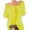 Yellow, variant on Jerdar Women's Off-the-Shoulder Drawstring Neck Blouse Short Sleeve Lace Trim Loose Linen Casual Top L