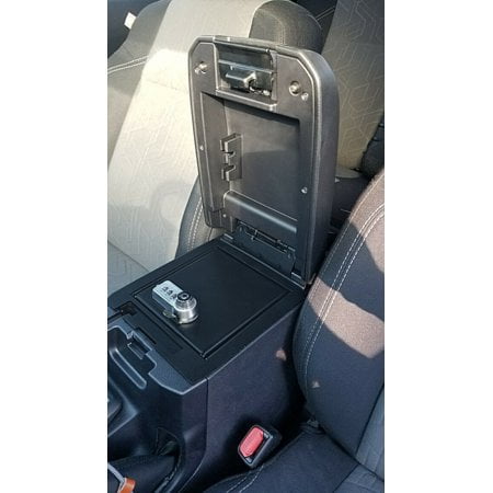 Kojem Center Console Gun Safe Storage Box Lock Console Safe Vault Compatible with 2016-2021 Toyota Tacoma Replacement for 00016-35986 17 18 19 20