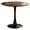 Walnut, variant on GZXS Farmhouse Round Dining Table, 23.6" Diameter Natural Wood Finish MDF Top with Metal Pedestal Base, Easy to Clean & Assemble, Versatile for Kitchen, Apartment & Dining Room