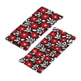 thumbnail image 3 of Rateoe Red Floral Pattern Sports Headbands ,Moisture Wicking Workout Headband, Sweatband Headbands for Running,Cycling,Yoga,Hairband for Women and Men, 3 of 9