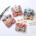 thumbnail image 6 of 3PCS Baby Bow Headbands Turban Knotted, Girl's Hairbands for Newborn,Toddler and Childrens, 6 of 8