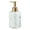 1Pcs-White, variant on AISAMEFE Ceramic Foaming Soap Dispenser, Liquid Lotion Dispenser Bottle,Marble Soap Pump Dispenser for Bathroom Kitchen Countertop,300ml