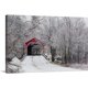 thumbnail image 1 of Cuadro decorativo lienzo cabaña de piedra nevada invierno arroyo puente niños trineo bosque de pinos paisaje navideño acogedor, arte invernal, decoración sala dormitorio estilo campirano mexicano, 1 of 6