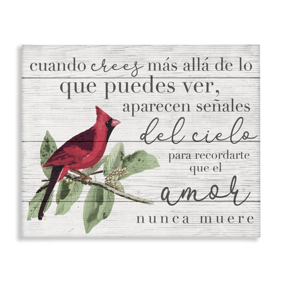 Stupell Industries Aparecen Señales del Cielo Inspirational Quotes & Sayings Painting Wrapped Canvas Art Print Wall Art, 30 x 24