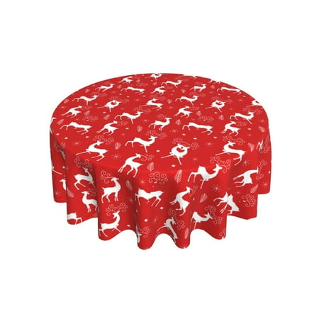 

Christmas Table Cloth Decoration Beautiful Round Table Runner For Christmas Wedding Party Tablecloth Decoations