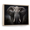 thumbnail image 2 of Designart "Elephant Silent III" Animals Floater Framed Canvas Print, 2 of 7
