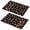 Pioneer Flower Floral, variant on Placemat, Pioneer Flower Floral Print Pattern Place Mats Table Mat Set Of 2, PVC Washable Placemats for Party Kitchen Dining Decoration, 18x12 Inch, Fade Resistant