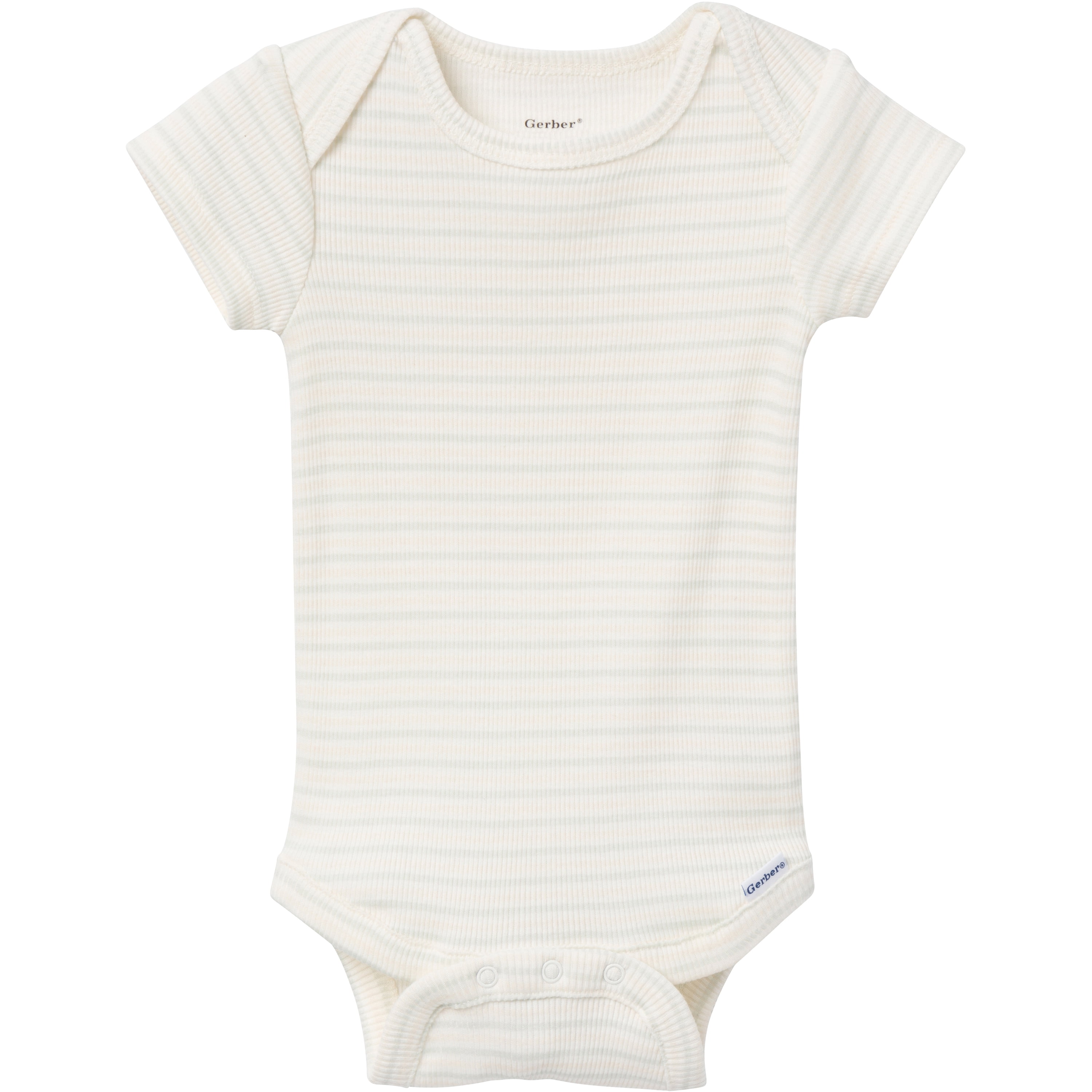Gerber Baby Neutral Assorted Long and Short Sleeve Onesies, 6-Pack, Sizes Newborn - 12 Months