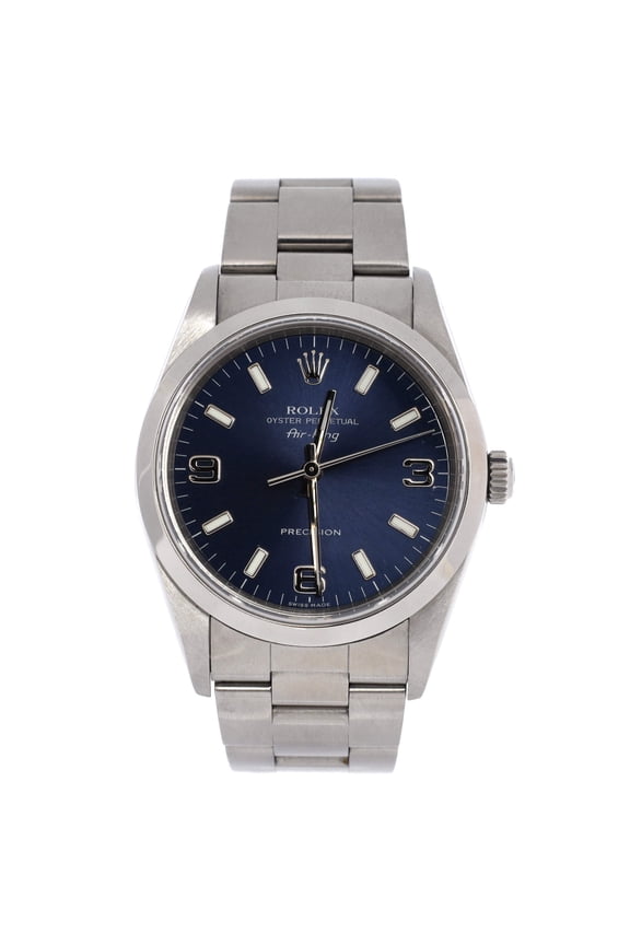 Pre-Owned Oyster Perpetual Air King Automatic Watch Stainless Steel 34 By Rebag