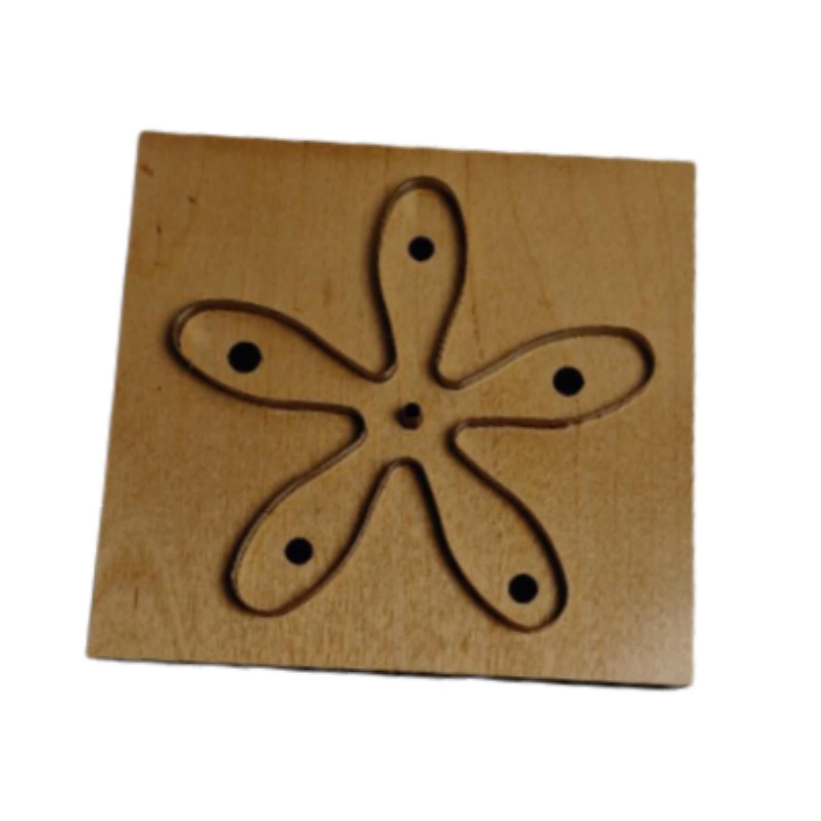 Leathercraft Cutting Die Wood Metal Template Compact Design for Beginner Home Tailor DIY Projects