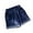 Dark Blue, variant on Mercatoo Toddler Baby Girls Roll 𝐂𝐮ff Denim Shorts Summer Casual Pull on Jeans Pants with Pockets Girls Baggy Clothes
