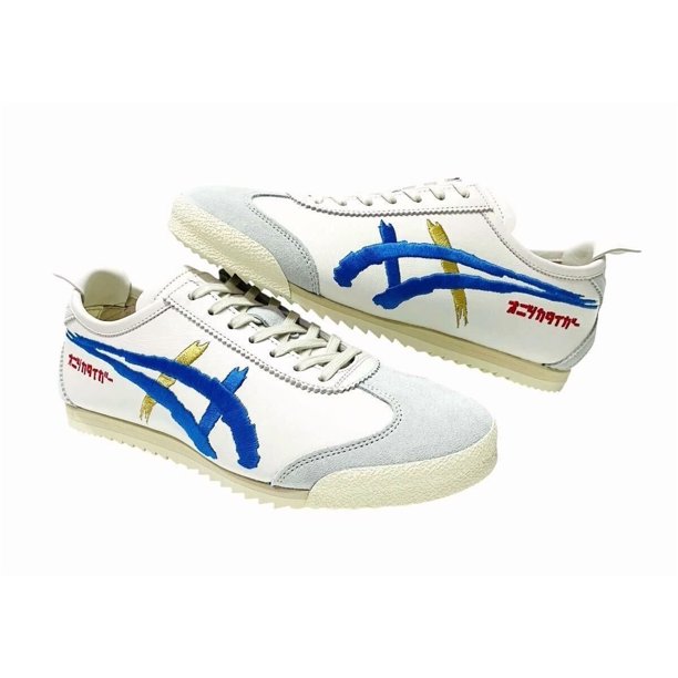 Onitsuka Tiger WOMEN MEXICO 66 DELUXE 1182A188 WHITE/DIRECTOIRE BLUE 24cm US7