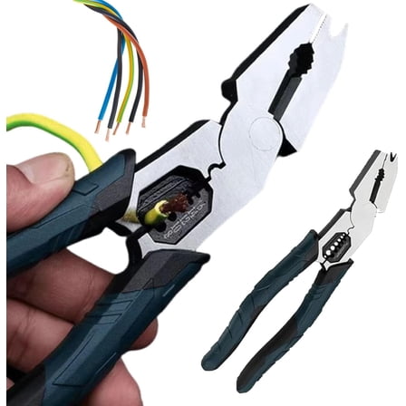 Industrial-Grade Multi-function Cutting Pliers, Multi-functional Wire Stripping Pliers Tool with Soft Handle for DIY & Home Use (1PC)
