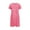 Hot Pink, variant on Pajamas for Women Letter Graphic Sleep Shirt Dress Short Sleeve Scoop Neck Soft Comfortable Summer Nightdress