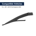 thumbnail image 2 of Unique Bargains 1 Set 11 Inch 285mm Black Rear Windshield Wiper Blade Arm for Ford Explorer U502 11-19, 2 of 7