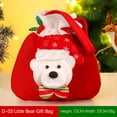 thumbnail image 1 of Xihbxyly Bolsa de Regalo Navideña de Terciopelo, con Cordón de Papá Noel, Reutilizable, de Poliéster Suave, Ideal para Decoración Navideña y Envoltura de Regalos, Ecológica, 25 X 20 Cm, Perfecta para, 1 of 6