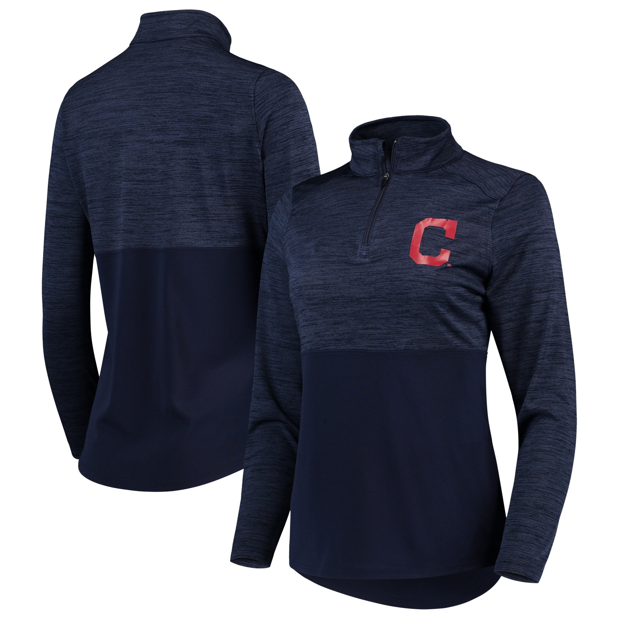 Cleveland Indians Fanatics Branded Women's QuarterZip Pullover Jacket