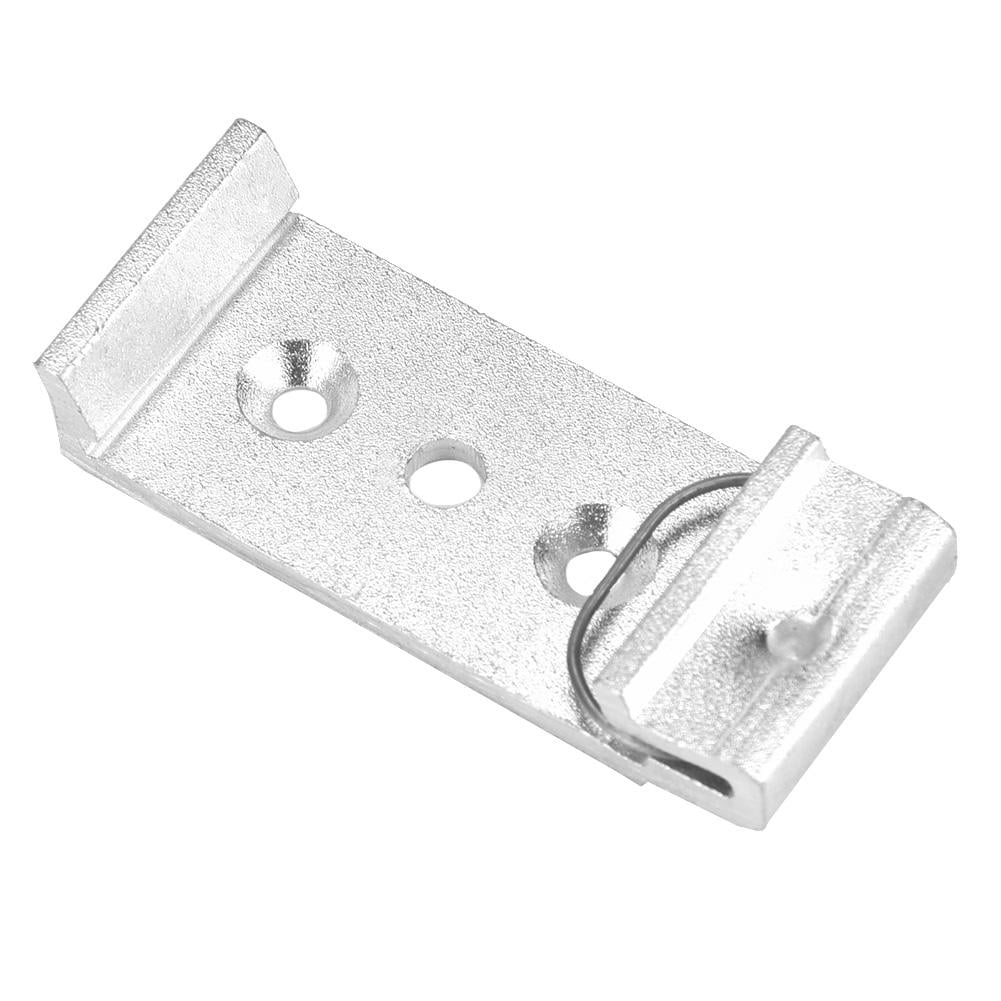 35mm Aluminum Fasten Clip for Relay Mounting Suitable for Fixing 35mm Din Rail Din Rail Fixed Clamp #1 