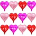 thumbnail image 1 of Paquete de globos Kaefsros para el Día de la Madre 12 con forma de corazón, rosa roja, 1 of 7