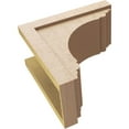 thumbnail image 6 of 9"W x 18"D x 18"H Classic Warren Rough Cedar Woodgrain TimberThane Corbel, Primed Tan, 6 of 6