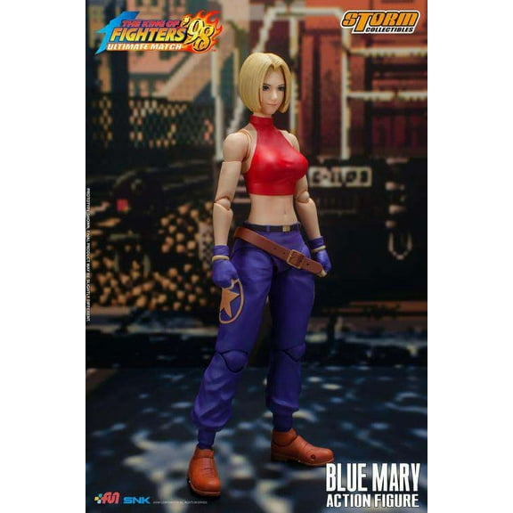 Storm Collectibles The King of Fighters '98 Blue Mary 1/12 Scale Figure