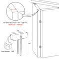 thumbnail image 3 of Your Children with Metal Portable Lock Designed for Double Doors Creating a Safe and Secure Home Environment White, 3 of 5
