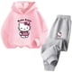 thumbnail image 2 of Conjunto de sudadera con capucha Kawaii Hello Kitty para niños, chándal informal divertido, sudadera con capucha Kuromi para niños, pantalones largos, conjuntos de 2 piezas, suéter para niños, ropa, 2 of 5
