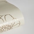 thumbnail image 3 of Tempaper Peonies Metallic Gold Leaf Floral Peel and Stick Wallpaper, 20.5" x 16.5', 3 of 9
