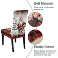 thumbnail image 4 of Touchbetter Christmas Chair Covers Set of 4,High Stretch Removable Washable Chair Seat Protector Cover for Christmas Decoration-Christmas Theme Decor with Santa Claus (Snowmanbaby), 4 of 8