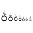thumbnail image 4 of 7pcs Durable Canne à Pêche Guide Conseils Mis Double Jambe Oeil Tige Réparation, 4 of 7