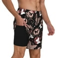 thumbnail image 3 of Balery Butterfly Mens Swim Trunks Swim Shorts for Men Quick Dry Inseam Beach Shorts with Compression Liner Pocket-Small, 3 of 9