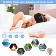 thumbnail image 6 of 3 in 1 White Noise Sleep Headphones Wireless Bluetooth & Sleep Mask & Outdoor Sports Headband Great Gift for Men Women Black, 6 of 9