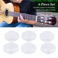 thumbnail image 3 of 6Pcs Guitar Tuning Peg  Plastic Tuning Pegs Buttons Tuner Key Cover Machine Head Knob  Replacement For Folk Electric Guitar, 3 of 8
