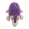 thumbnail image 5 of Plush Pangolin Toy, Squeaky Purple Stuffed Animal with Physical Sound, for Kids as Playmate, Toddlers for Cuddling, Pet for Chewing, Children for Gift Giving, 5 of 6