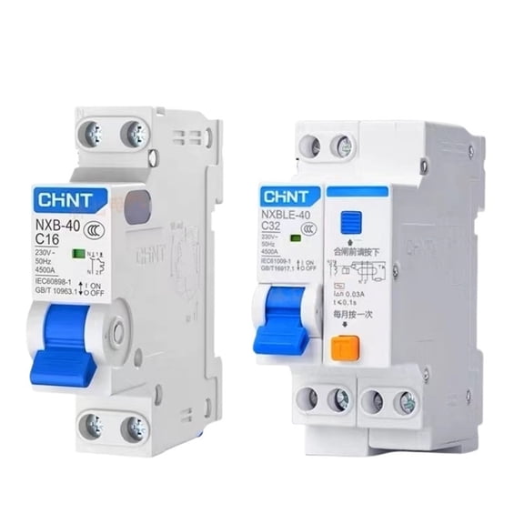 1pcs NXB-40 NXBLE-40 1P N DPNL 10A 16A 20A 25A 32A 40A Residual Current Circuit Breaker RCCB RCBO MCCB