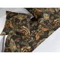thumbnail image 2 of Floral Design Bed Runner Set, Paisley Inspirations Flowers Vintage with Leaves Greenery Print, Decorative Bedding Scarf & 2 Pillow Shams for Hotels Homes, Queen, Pistachio Green Marigold, by Ambesonne, 2 of 3